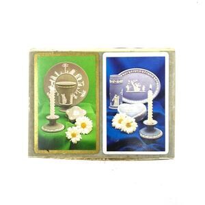 Congress Playing Cards Set Candle Plates